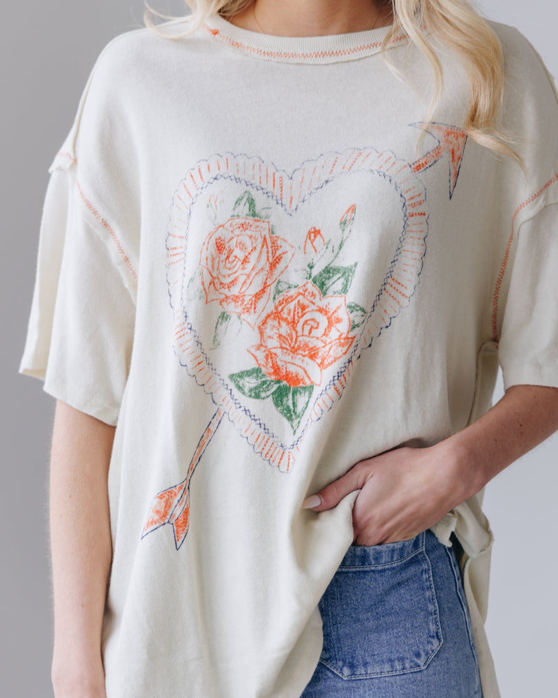 Love Rose Tee