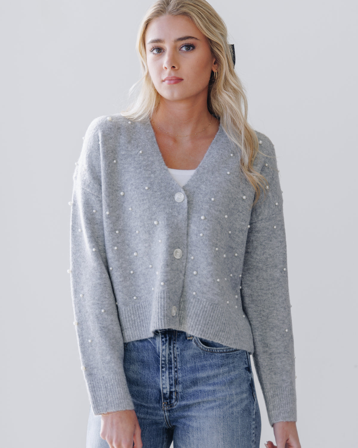 Christina Pearl Cardigan